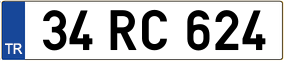 Truck License Plate